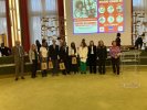 Les finalistes avec les membres du jury