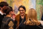 Mme Hérouin-Léautey avec les élèves, photo Antoine Potor