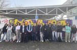 Les élèves de 3ème du collège de Montville